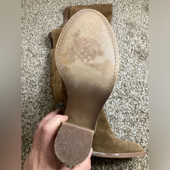 Vince Camuto Melaya Brown Over-the-knee Suede Leather Boots Women's Size 9 - Picture 3 of 5